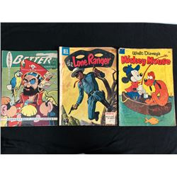 VINTAGE COMIC BOOK LOT (THE LONE RANGER/ MICKEY MOUSE...)