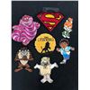 Image 1 : EMBROIDERED CARTOON PATCHES LOT (LION KING/ SUPERMAN...)