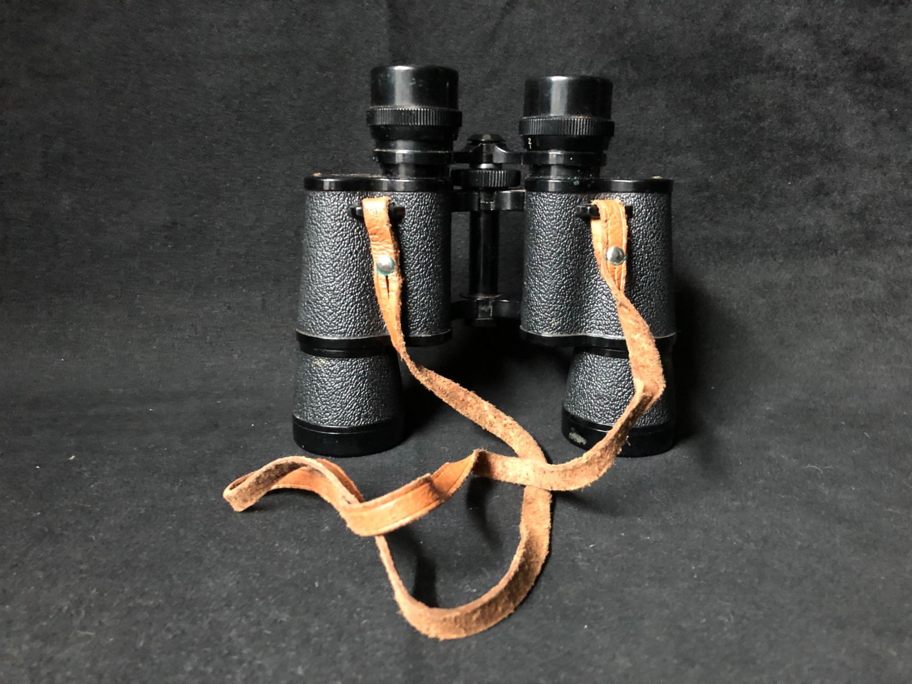 Vintage Kofu Coated Optics Binoculars 7X35 Field 6.5 W/ Leather Case