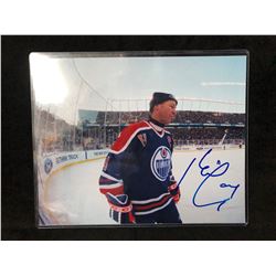 KEVIN LOWE SIGNED 8" X 10" COLOR HOCKEY PHOTO