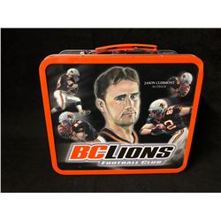 BC LIONS TIN LUNCH BOX (JASON CLERMONT)