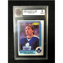 1986-87 O-PEE-CHEE #149 WENDEL CLARK ROOKIE (8 NMM)