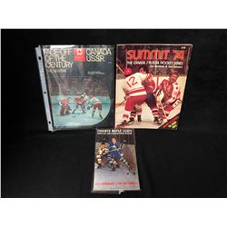 VINTAGE HOCKEY PROGRAM/ MAGAZINE LOT