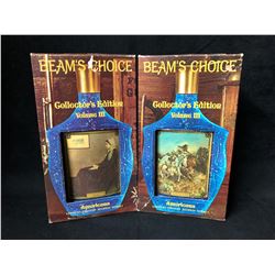 Beam's Choice Collector Edition Vol. III Bourbon Decanters Lot