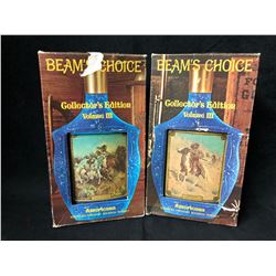 Beam's Choice Collector Edition Vol. III Bourbon Decanters Lot