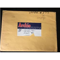 ORIGINAL COLOUR GUIDE ARCHIE LAUGH ISSUE #377