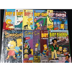 THE SIMPSONS COMIC BOOK LOT