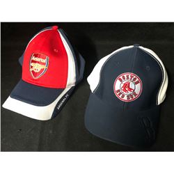 SPORTS BALL CAP LOT (ARSENAL/ RED SOX)