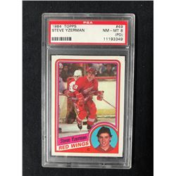 1984 TOPPS #49 STEVE YZERMAN (NM-MT 8) PSA GRADE