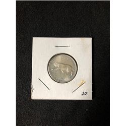 CANADIAN 1967 25 CENTS .800 SILVER