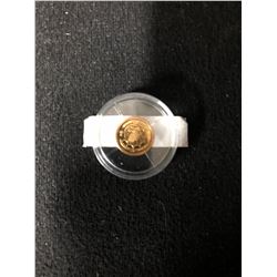 2008 DECLARATION OF INDEPENDENCE 14K GOLD COIN  .5 GRAMS