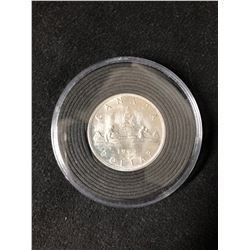 Canada 1963 Silver Dollar Coin .800 SILVER