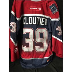 CAN CLOUTIER SIGNED VANCOUVER CANUCKS HOCKEY JERSEY