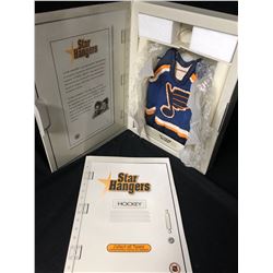 NHL STAR HANGERS "ST. LOUIS BLUES" (6" X 10") *HAND PAINTED UNIQUE ART*