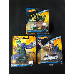 HOT WHEELS DC UNIVERSE VEHICLE LOT (RARE)