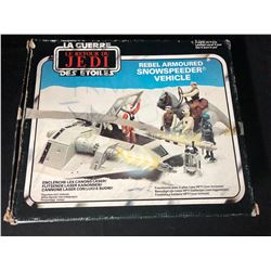 STAR WARS VINTAGE REBEL ARMOURED SNOWSPEEDER VEHICLE W/ ORIGINAL BOX