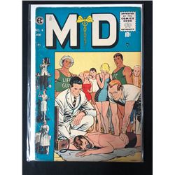 MD #4 1955-EC Comics- Rare Medical Comic- Johnny Craig