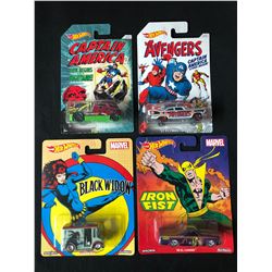 HOT WHEELS SUPER HERO CHARACTER CARS LOT (RARE/ DISCONTINUED)