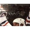 Image 2 : LIMITED EDITION WAYNE GRETZKY SIGNED 28" X 28" FRAMED PHOTO (2/99)