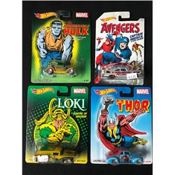 HOT WHEELS SUPER HERO CHARACTER CARS LOT (RARE/ DISCONTINUED)