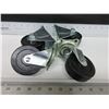 Image 1 : New set of 4 Castors 2 are swivel / 3 inch wheels