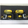 Image 1 : 2 New CAT Ratchet Straps / 16 feet x 1-1/2 inch 3000lb break strength