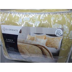 New Full/Queen 5 piece Comforter set / comforter/2 shams/ 2 decorative pillows