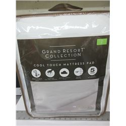 New Full Grand Resort Collection Cool Touch Mattress Pad/Tempa Cool