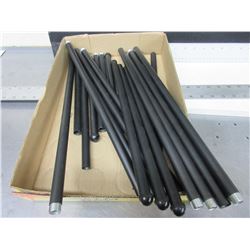New Threaded Metal Poles great for Plant Supports / 17-15 & 11" lengths