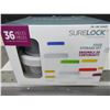Image 2 : New 36 piece Surelock Food Storage Set