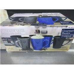 New 6 piece Stoneware Mugs by Mikasa