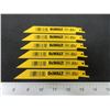 Image 1 : 6 New DeWalt Bi-Metal Recip/Sawzall Blades 6"