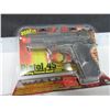 Image 1 : New .45 Caliber AIR SOFT Pistol / 200fps large 70bb Magazine