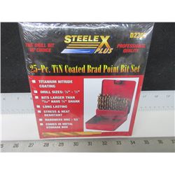 New Brad Point Drill Bits in metal Index / 25 pieces