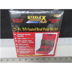 New Brad Point Drill Bits in metal Index / 25 pieces