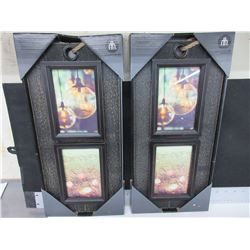 2 New Picture Frames   4 x 6"  opening