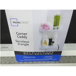 Mainstays Corner Caddy for your Shower / hold razors soap and more
