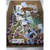 Image 1 : Flat full of Assorted Beads / Huge value here