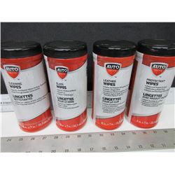 Auto Care Cleaning , Glass , Leather and Protectant Wipes