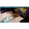 Image 1 : LARGE BOX OF KIDS TOYS AND FISHER PRICE ACTIVITY CENTER
