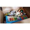 Image 2 : LARGE BOX OF KIDS TOYS AND FISHER PRICE ACTIVITY CENTER
