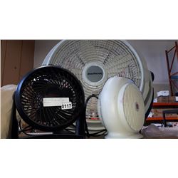 WIND MACHINE FAN, SMALL FAN, AND HEATER