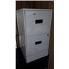 Image 1 : WHITE 2 DRAWER FILING CABINET