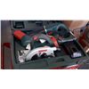 Image 2 : METABO TOOL KIT W/ ACCESSORIES, CHARGER AND BATTERIES IN GREEN CASE