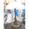 Image 2 : GLASS SHADE METAL TABLE LAMP