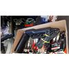 Image 2 : STANLEY TOOL BOX W/ CONTENTS AND BOX OF NEW SPARK PLUGS AND TIMING LIGHT
