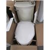 Image 1 : NEW PORCHER CHAPEAU 1 PIECE TOILET BY AMERICAN STANDARD W/ SLOW CLOSE LID AND ENCLOSED TRAP WAY