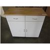 Image 2 : ROLLING KITCHEN ISLAND CABINET
