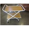 Image 2 : ROLLING METAL 2 TIER TROLLEY