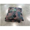 Image 2 : TWO DECORATOR PILLOWS AND NEW PLUSH BLANKET
